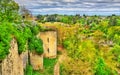 Chateau de Chinon in the Loire Valley - France Royalty Free Stock Photo