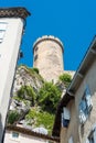 Chateau de Foix castle , France Royalty Free Stock Photo