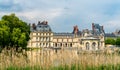 Chateau de Fontainebleau, one of the largest French royal palaces.