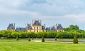 Chateau de Fontainebleau, one of the largest French royal palaces.