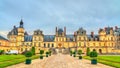 Chateau de Fontainebleau, one of the largest French royal palaces.