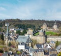 The Chateau de Fougeres (France) spring view