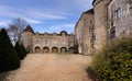 chateau de la marthonie saint jean de cole Royalty Free Stock Photo