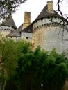 Chateau de Lanquais ( France ) Royalty Free Stock Photo
