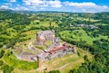 The Chateau de Murol, a medieval castle in Auvergne, France Royalty Free Stock Photo