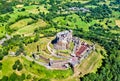 The Chateau de Murol, a medieval castle in Auvergne, France Royalty Free Stock Photo