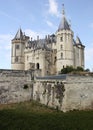 Chateau de Saumur, Castle originated in 10th century, Saumur, France Royalty Free Stock Photo