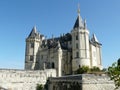 Chateau de Saumur in the Loire Valley, France Royalty Free Stock Photo