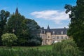 Chateau de ThÃÂ©mÃÂ©ricourt, house of the french vexin nature park Royalty Free Stock Photo