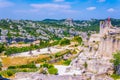 Chateau des Baux in Les Baux des Provence village in France Royalty Free Stock Photo