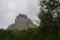 Chateau Frontenac, Quebec City, Seen from below