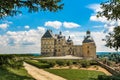 Chateau Hautefort, Dordogne, France Royalty Free Stock Photo