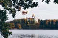 Chateau Konopiste in autumn Royalty Free Stock Photo