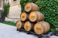Chateau Montelena wine barels Royalty Free Stock Photo