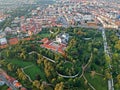 Chateau Pardubice in the summer morning Royalty Free Stock Photo