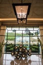 Chateau pavie winery entrance hall, Saint Emilion,Bordeaux, France Royalty Free Stock Photo