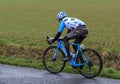 The Cyclist Mathias Frank  - Paris-Nice 2017 Royalty Free Stock Photo