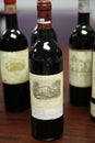 Fine French Collectors Chateau wines Royalty Free Stock Photo