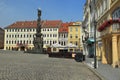 Chateau square in Teplice Royalty Free Stock Photo