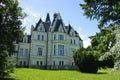 Chateau with Yard Royalty Free Stock Photo