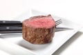 Chateaubriand steak and cutlery Royalty Free Stock Photo