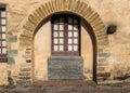 Plaque commemorates 27 people was shot on 22 Oktober 1941 at Briant Castle