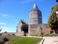 Keep, view of the dungeon of chateaudun castle France Royalty Free Stock Photo