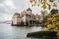 Chateaux de Chillon in Montreux Vaud, Geneva lake, Switzerland. Royalty Free Stock Photo