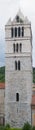 Chatedral of St. Andrea, Carrara. Highly detailed full-length picture of the bell tower of the Cathedral of Carrara in Tuscany