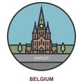 Chatelet. Cities and towns in Belgium Royalty Free Stock Photo