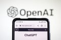 ChatGPT artificial intelligence AI Chat GPT with OpenAI logo