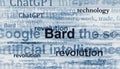 ChatGPT Bard artificial intelligence ai technology 3d illustration