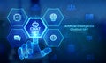 ChatGPT. Chat GPT Chatbot with AI Artificial Intelligence. Software automation technology, customer support center for online