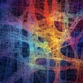 ChatGPT. Neural network. Built with Artificial Intelligence