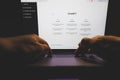 ChatGPT OpenAI artificial intelligence computer program on PC screen Royalty Free Stock Photo
