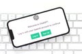 Chatgpt openai.com, a programmer works with a neural network Royalty Free Stock Photo