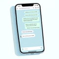 Chatgpt\'s smartphone webpage, as well as the new chatbot\'s text-focused AI chatbot website of OpenAI