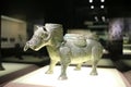 [Museum treasure 22]-Ox-Shaped Zun bronzeware.Shanghai Museum, China