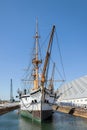 View of HMS Gannet in Chatham, Kent, UK on August 09, 2024 Royalty Free Stock Photo