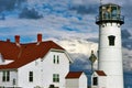 Chatham Lighthouse at Cape Cod Royalty Free Stock Photo