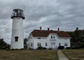 Chatham Lighthouse, Cape Cod Royalty Free Stock Photo
