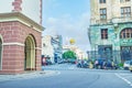The Chatham street in Colombo Royalty Free Stock Photo