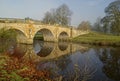 Chatsworth Bridge reflected