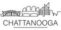 Chattanooga city outline icon. elements of cityscapes illustration line icon. signs, symbols can be used for web, logo, mobile app Royalty Free Stock Photo