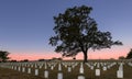 Chattanooga National Cemetery Royalty Free Stock Photo