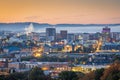 Chattanooga, Tennessee, USA downtown city skyline at dusk Royalty Free Stock Photo