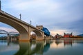 Chattanooga, Tennessee, USA downtown skyline on the Tennessee River Royalty Free Stock Photo