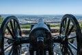 Cannon aimed at Tennessee River Valley
