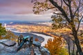 Chattanooga, Tennessee, USA view from Lookout Mountain