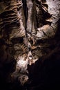 Chattanooga, TN/USA - circa July 2015: Cave leading to Ruby Falls in Lookout Mountain, near Chattanooga, Tennessee Royalty Free Stock Photo